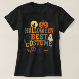 Halloween Beste Kostuum – Griezelig Retro T-Shirt