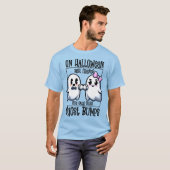 Halloween Beste Vrienden Ghost Bump T-shirt (Voorkant volledig)