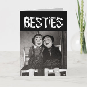 HALLOWEEN BESTIES BESTE VRIENDINNEN FUNNY VERJAARD KAART