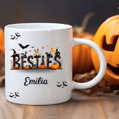 Halloween Besties Grafische Naam Mok voor Vrienden