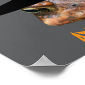 Halloween betekent padgezicht gepersonaliseerd poster (Hoek)