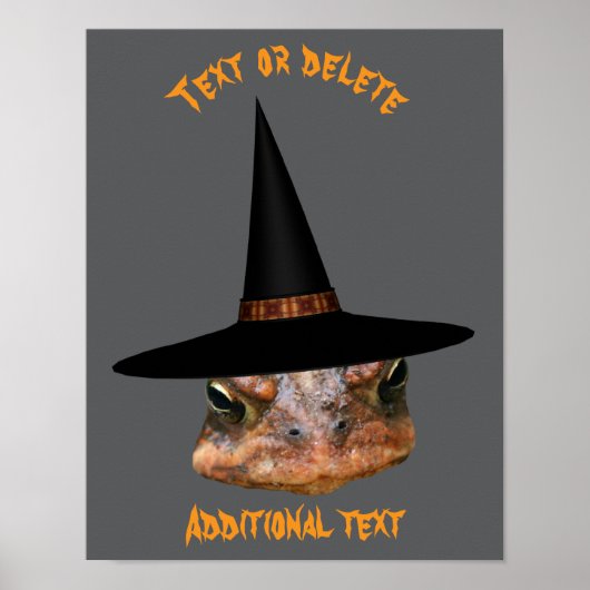 Halloween betekent padgezicht gepersonaliseerd poster (Voorkant)