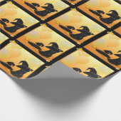 Halloween betoverend witch-geklets cadeaupapier (Hoek)
