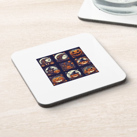 Halloween Beverage Coaster Bier Onderzetter (Linkerzijde)