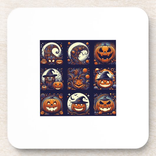 Halloween Beverage Coaster Bier Onderzetter (Voorkant)