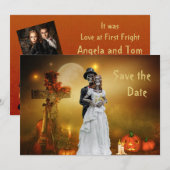 Halloween Bewaar de datum Kaart (Voorkant / Achterkant)