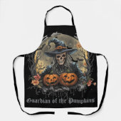 Halloween, Bewaker van de Pompoenen, Schedel, Pomp Schort (Voorkant)