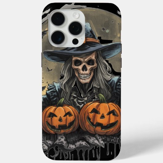 Halloween, Bewaker van de Pompoenen, Schedel Pompo Case-Mate iPhone Case (Achterkant)