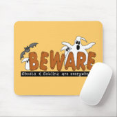 Halloween Beware T-shirts en cadeautjes Muismat (Met muis)