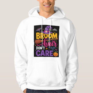 Halloween Bezem Haar Maakt Niet Uit Heks Citaat Hoodie