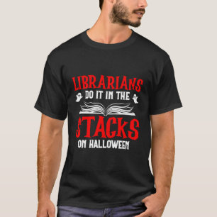 Halloween Bibliothecaris Boekenwurm Boek Nerd Read T-shirt
