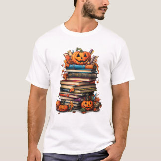 Halloween Bibliothecaris Boekliefhebber T-shirt