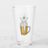 Halloween Bier Geest Glas (Achterkant)