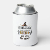 Halloween Bier Hocus Pocus Grappig Vintage_1 Blikjeskoeler (Blikje Voorkant)