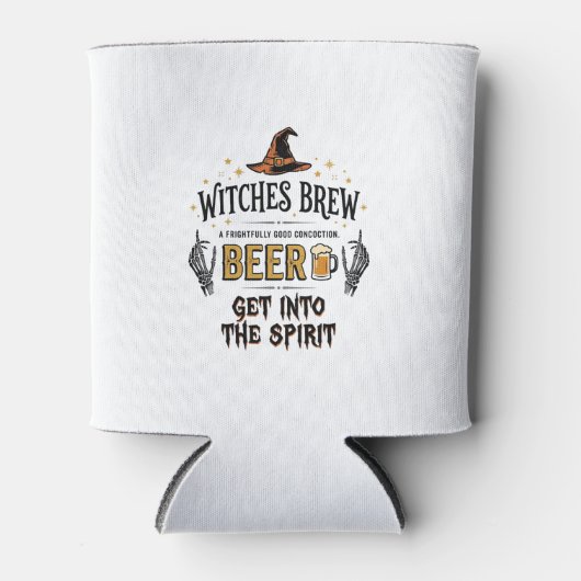 Halloween Bier Hocus Pocus Grappig Vintage_1 Blikjeskoeler (Voorkant)