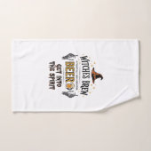 Halloween Bier Hocus Pocus Grappig Vintage_1 Handdoek (Handdoek)