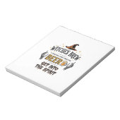 Halloween Bier Hocus Pocus Grappig Vintage_1 Notitieblok (Linkerzijde)