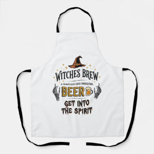 Halloween Bier Hocus Pocus Grappig Vintage_1 Schort