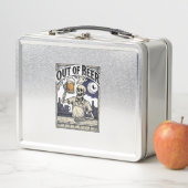 Halloween Bier Skelet Vintage Feest (In situ)