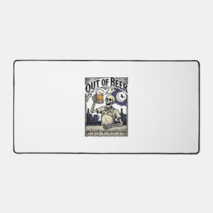 Halloween Bier Skelet Vintage Feest Bureaumat