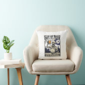 Halloween Bier Skelet Vintage Feest Kussen (Stoel)