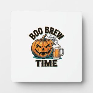 Halloween Bier T-shirt Vintage Pompoen Feest T-shi Fotoplaat