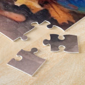 Halloween Biewer Terrier met pompoenen eng Legpuzzel (Zijkant)