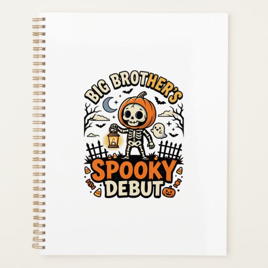 Halloween Big Brother Griezelige Debuut Planner (Voorkant)