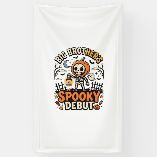 Halloween Big Brother Griezelige Debuut Spandoek (Verticaal)