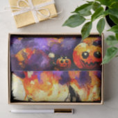 Halloween Big-Eye Bat Jack-o-Lantern Decoupage Tissuepapier (Geschenk)