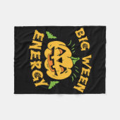 Halloween Big Ween Costume Pumpkin Lover Oktober T Fleece Deken (Voorkant (Horizontaal))