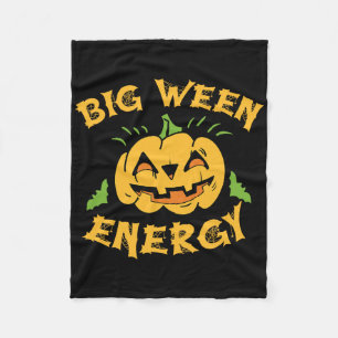 Halloween Big Ween Costume Pumpkin Lover Oktober T Fleece Deken