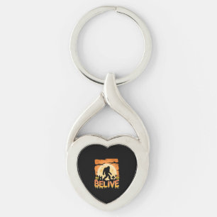 Halloween bigfoot in nachtmerrie geloven halloween sleutelhanger