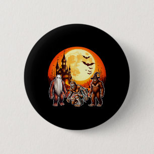 Halloween Bigfoots Horror Boo Geest Heks Mumy Lo Ronde Button 5,7 Cm