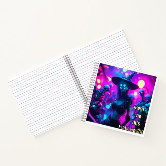 Halloween-bijeenkomst Notitieboek (Binnen)