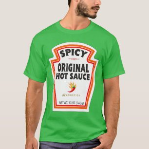 Halloween bijpassende kostuum pittige chilisaus fl t-shirt