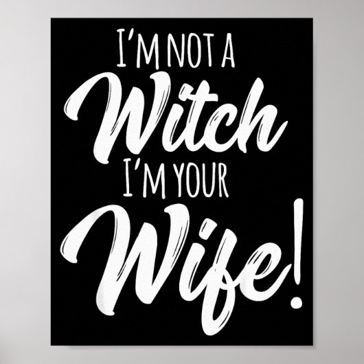 Halloween bijpassende vrouwen grappig ik ben geen poster (Voorkant)