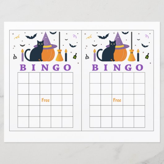 Halloween bingo (Voorkant)