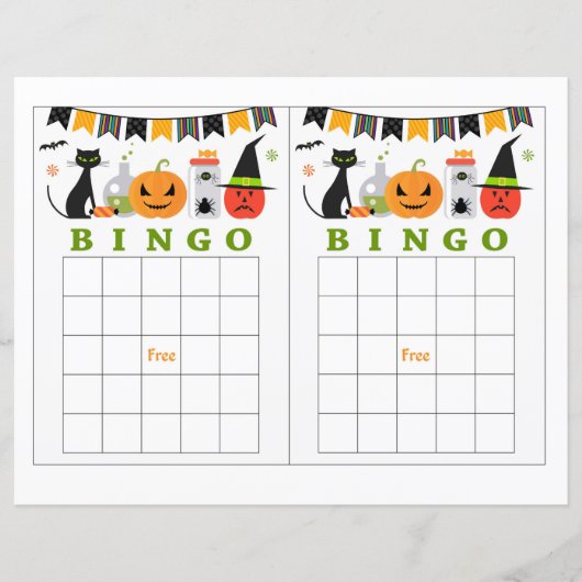 Halloween bingo (Voorkant)