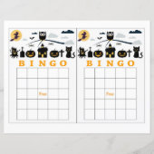 Halloween bingo-kaart (Voorkant)