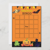 Halloween Bingo Kaart (Voorkant)