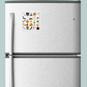 Halloween Bingo Kaart Magneet