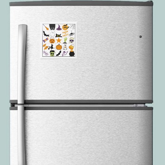 Halloween Bingo Kaart Magneet