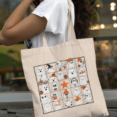 Halloween Bingo-stijl Tote Bag