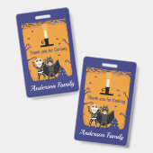 Halloween Birthday Bedankt Badge (Voor- en achterkant)