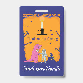 Halloween Birthday Bedankt Badge