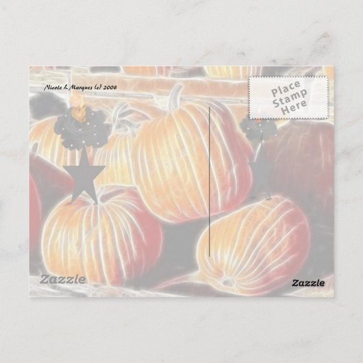 Halloween Birthday! Briefkaart (Achterkant)