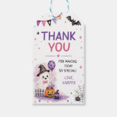 Halloween Birthday Cadeaulabel (Voorkant)