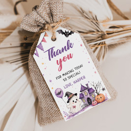 Halloween Birthday Cadeaulabel