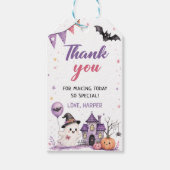 Halloween Birthday Cadeaulabel (Voorkant)